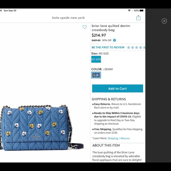 Kate Spade ♠️ Briar Lane Quilted Appliqué Bag (NWT) - Picture 6 of 16